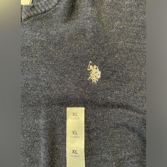 US Polo Assn NWT Long Sleeve Sweater-Size XL-Blue Gray - Picture 4 of 6